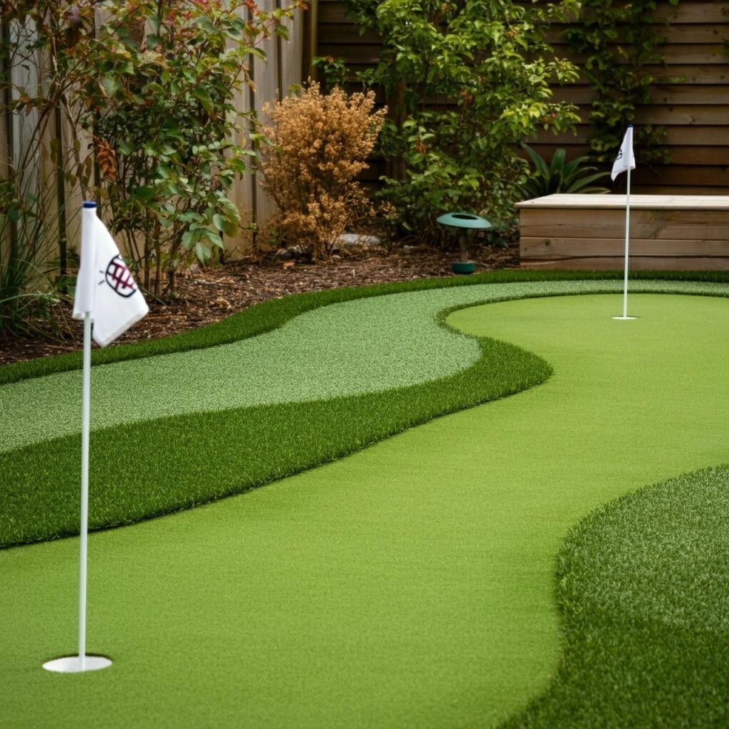 Putting green background